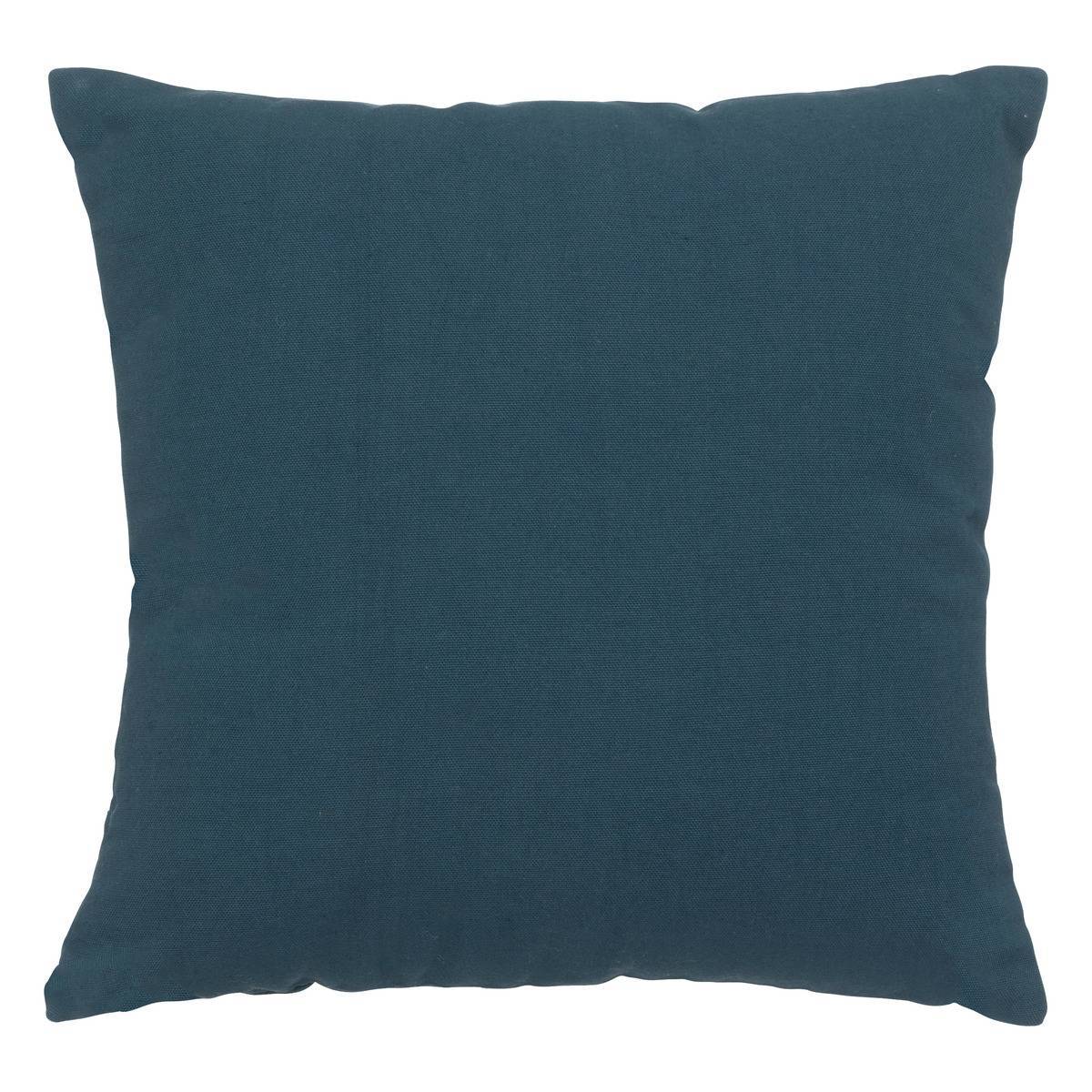 Atmosphera - Coussin "Anjali" 38x38cm bleu - Atmosphera Créateur d'intérieur