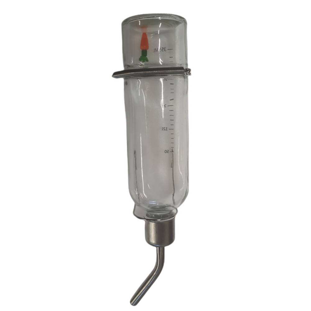 animallparadise - Biberon à eau en verre . contenance 355 ml. pour rongeurs. - Imagen 2