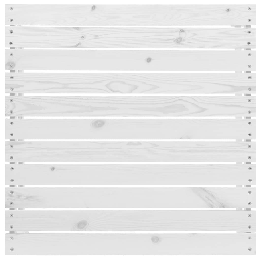 Grand Salon de Jardin Modulable Style Palette en Bois de Pin 4 Pièces Blanc – ComfortXL Outdoor Living - Image 4