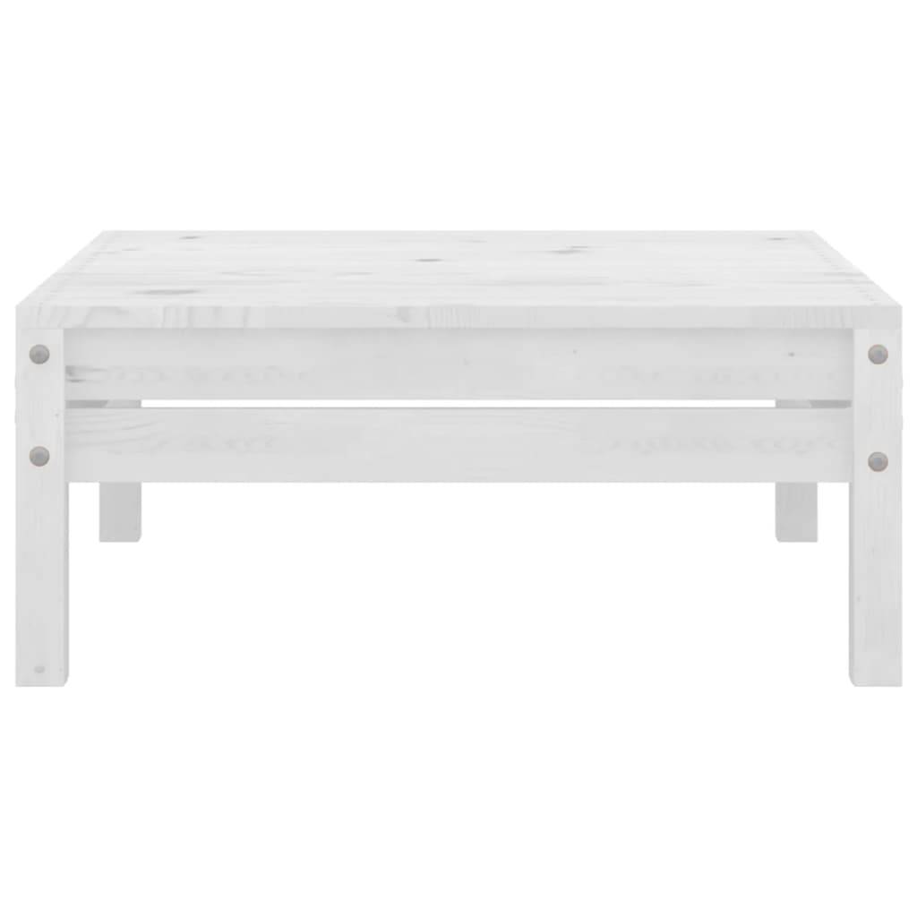 Grand Salon de Jardin Modulable Style Palette en Bois de Pin 4 Pièces Blanc – ComfortXL Outdoor Living - Image 10