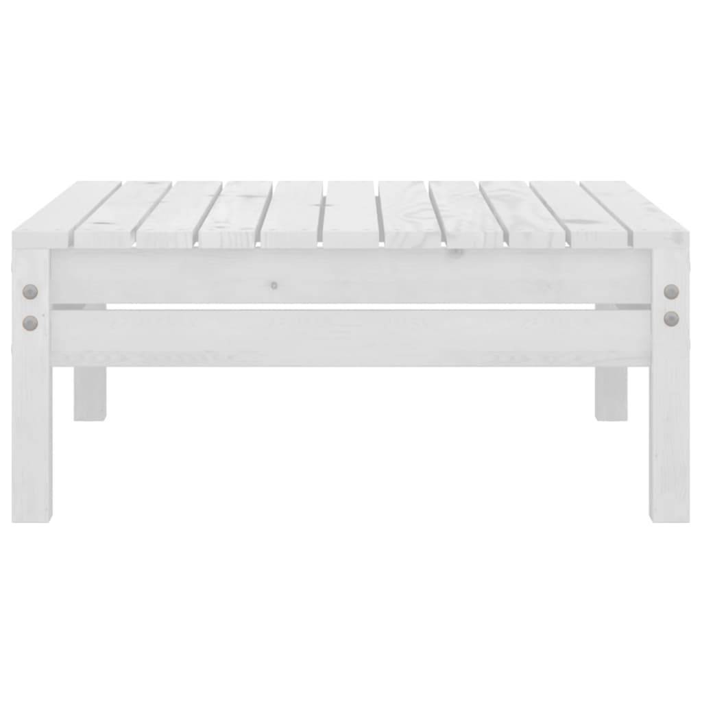 Grand Salon de Jardin Modulable Style Palette en Bois de Pin 4 Pièces Blanc – ComfortXL Outdoor Living - Image 3