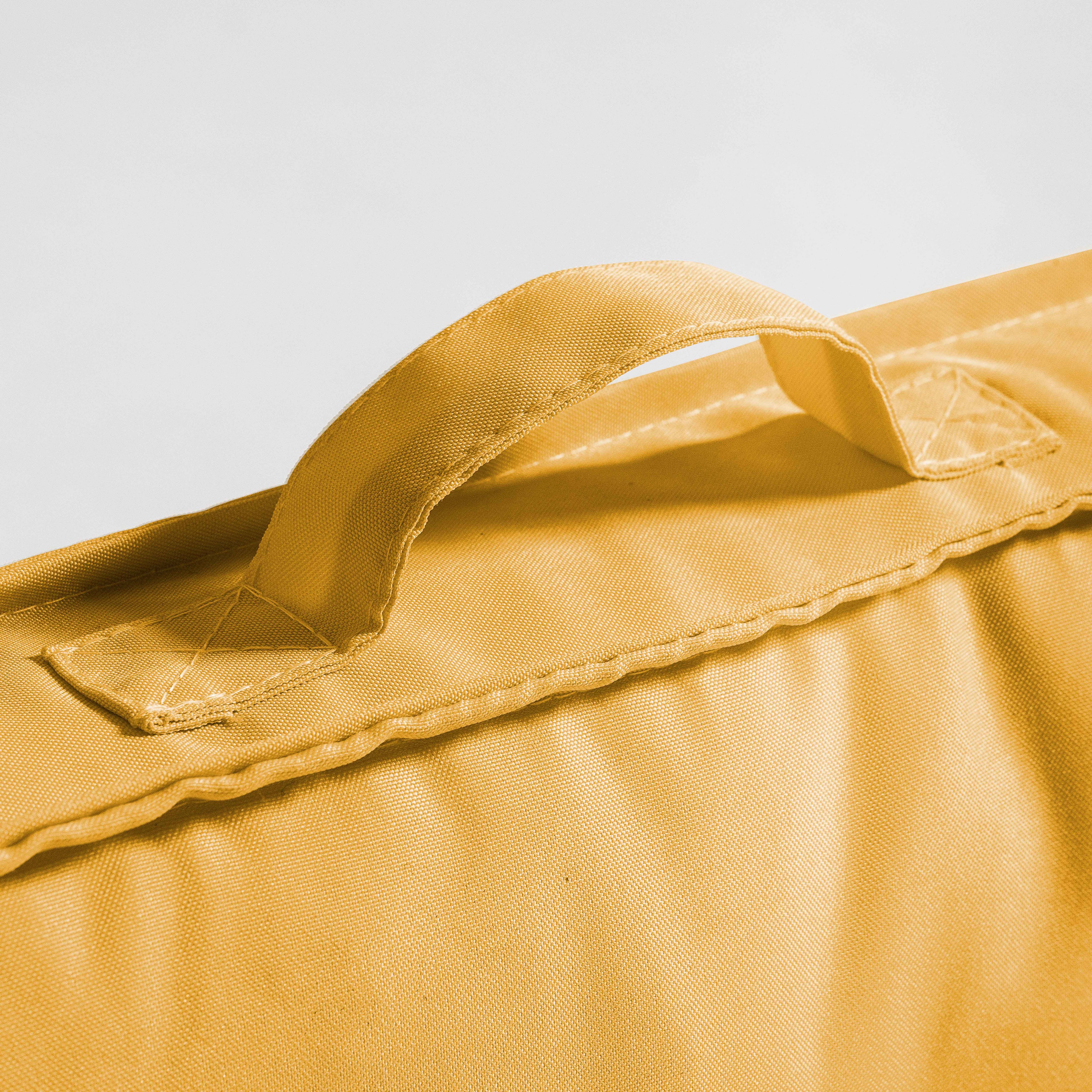 Oviala - Coussin d'extérieur matelassé jaune 60 x 40cm Cuzco - Oviala - Imagen 3