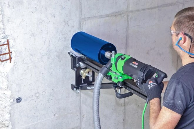 Carotteuse portative à percussion D.202mm pour béton armé DIAM - ESD162 - Imagen 4