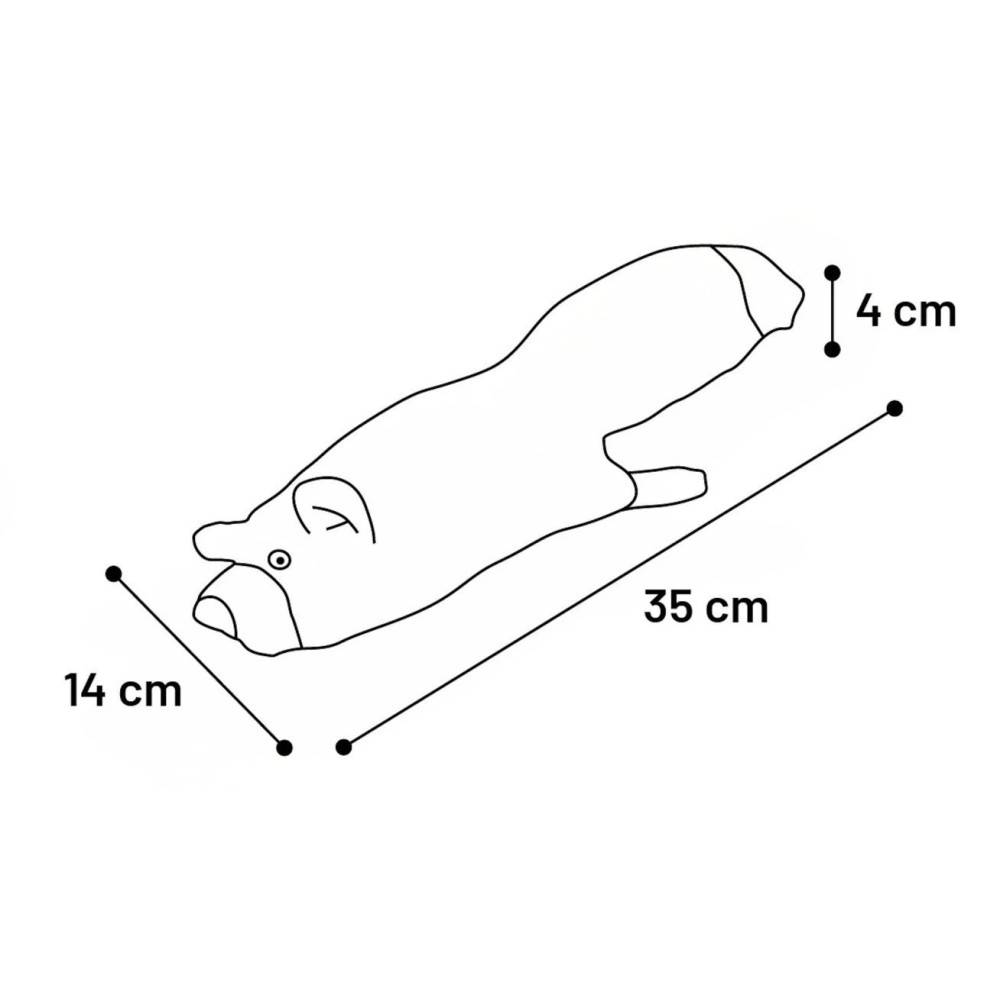 Jouet écureuil électronique avec queue mobile 34 cm pour chat - Imagen 4