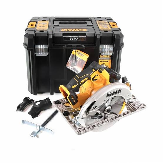 Scie circulaire XR 18V 184 mm - DEWALT - sans batterie ni chargeur - coffret - DCS572NT-XJ - Image 1