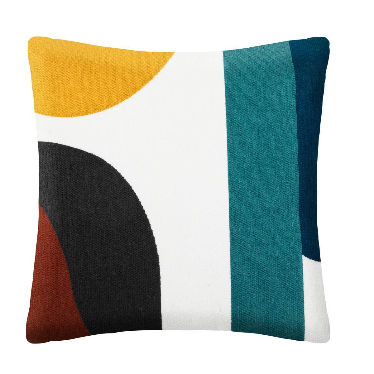 Atmosphera - Coussin "Hary" multicolore 45x45cm - Atmosphera Créateur d'intérieur - Imagen 1