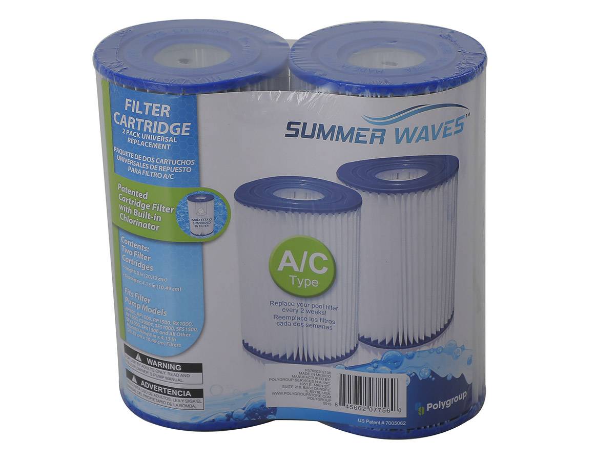 Summer Waves - Lot de 2 cartouches de filtration A/C - Summer Waves - Imagen 3