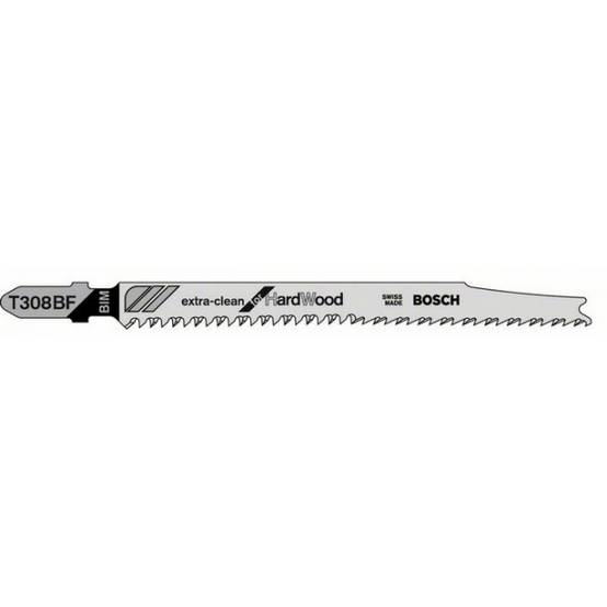 Bosch - Carte 5 Lames Bois dur BOSCH Bi-Métal Expert T308BF - 2608900544 - Image 1