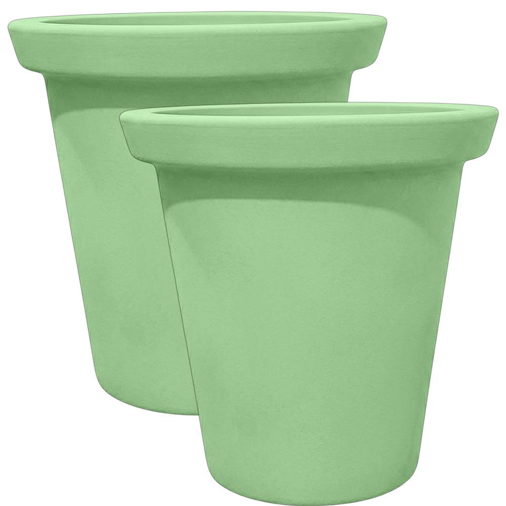 Plast'Up Rotomoulage - Pot de fleurs rond xxl delight 760l-lot de 2 - plast'up rotomoulage