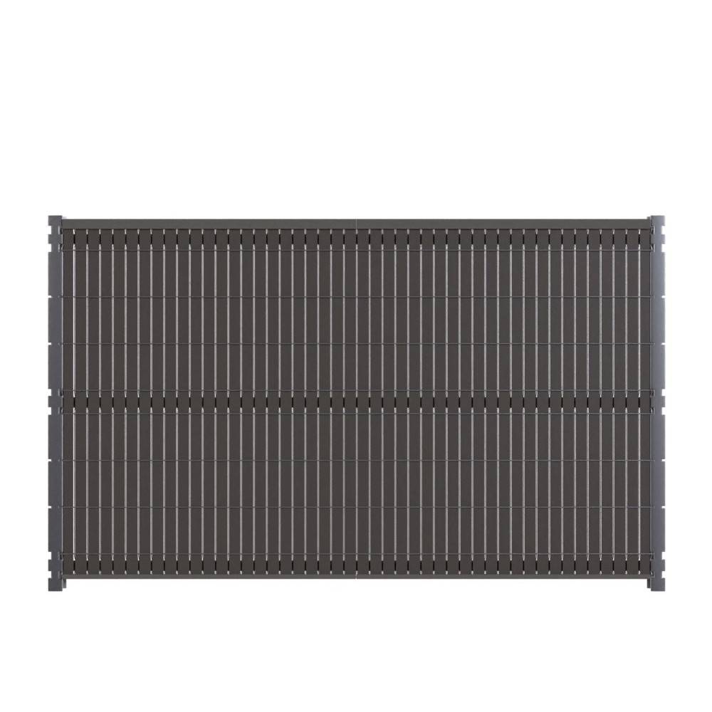 Decklinea - Kit Occultation Composite - L2,5 x H1,53m - Gris Anthracite - Haute Resistance - Occultant Pour Grillage Rigide - Imagen 3