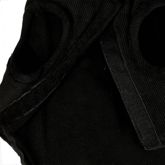 Love Story - Manteau Pour Chien "Velours Côtelé" 35cm Noir - Image 2