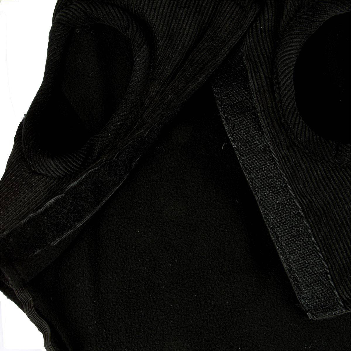 Love Story - Manteau Pour Chien "Velours Côtelé" 35cm Noir - Image 2