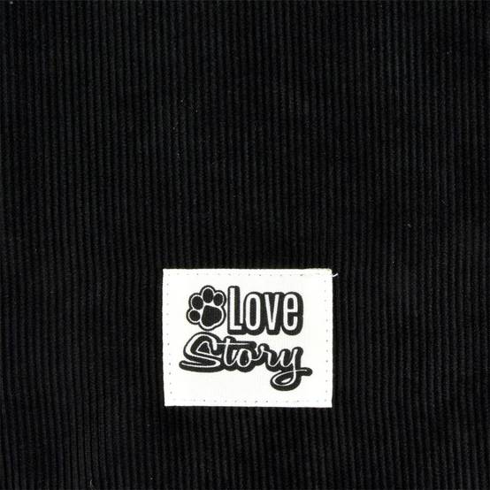 Love Story - Manteau Pour Chien "Velours Côtelé" 35cm Noir - Image 6