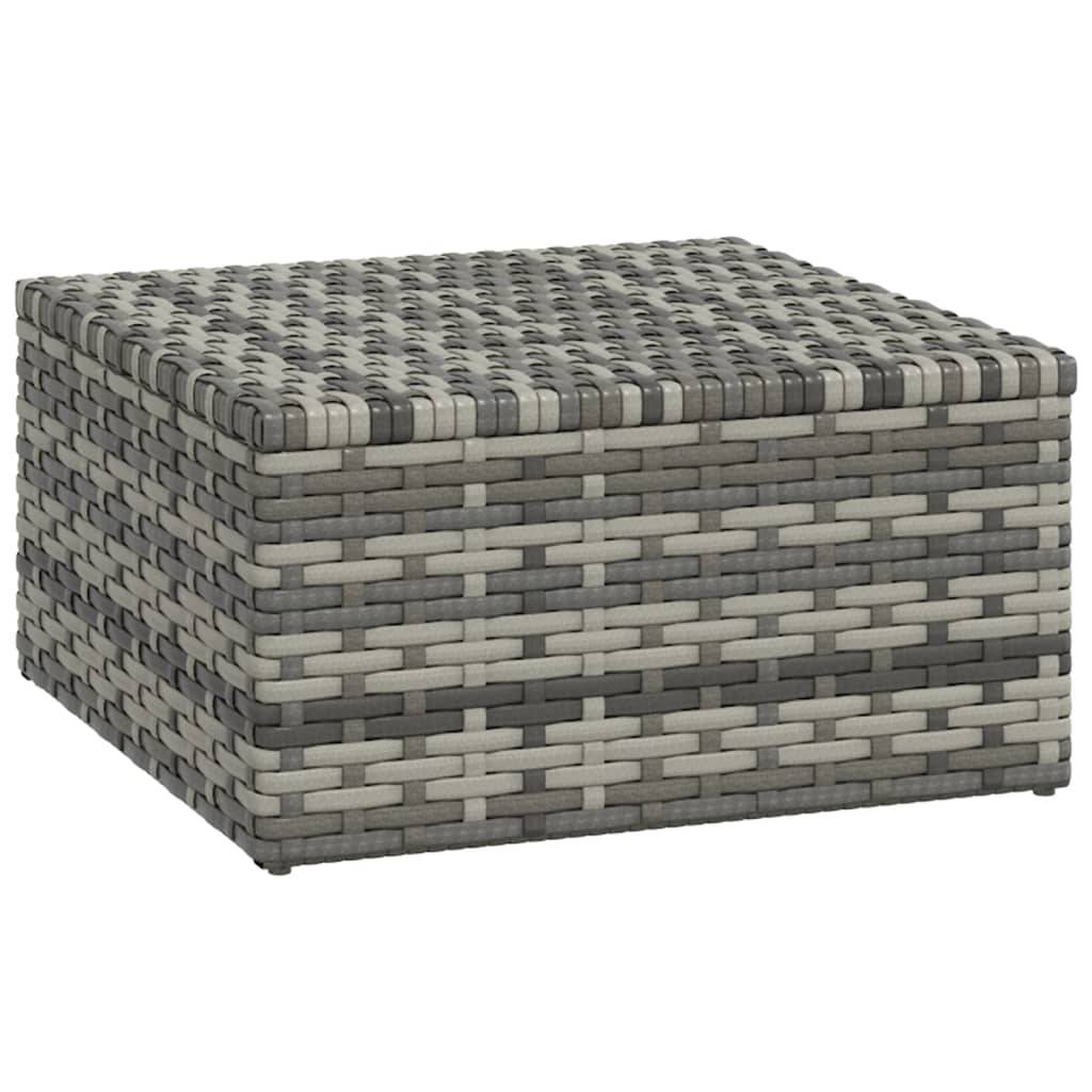 Helloshop26 - Salon de jardin meuble d'extérieur ensemble de mobilier 3 pièces avec coussins gris résine tressée - Imagen 4
