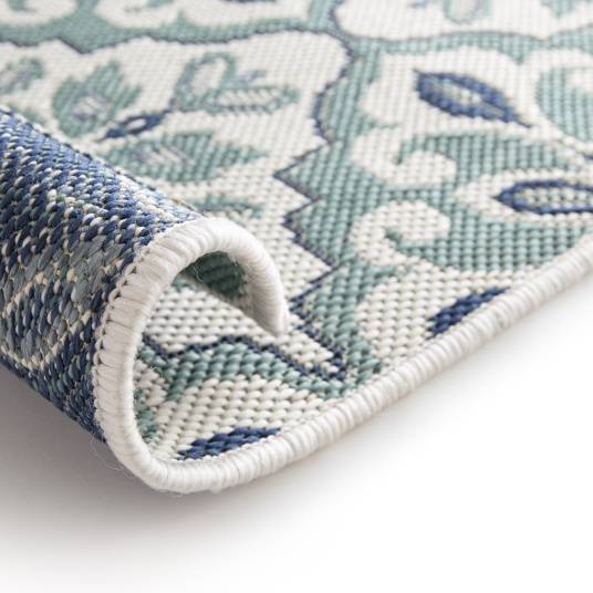 Decoweb - Tapis d'extérieur et intérieur - Madeleine - Vert céladon - 200 x 290 cm - Decoweb - Imagen 3