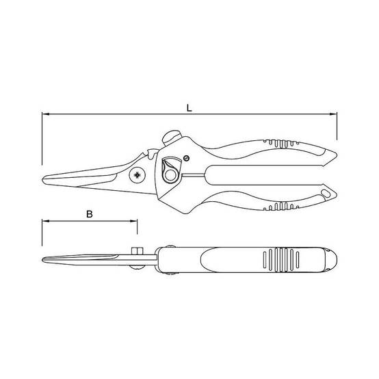 Cisaille universelle droite bi-matière MOB 210 mm - Image 2