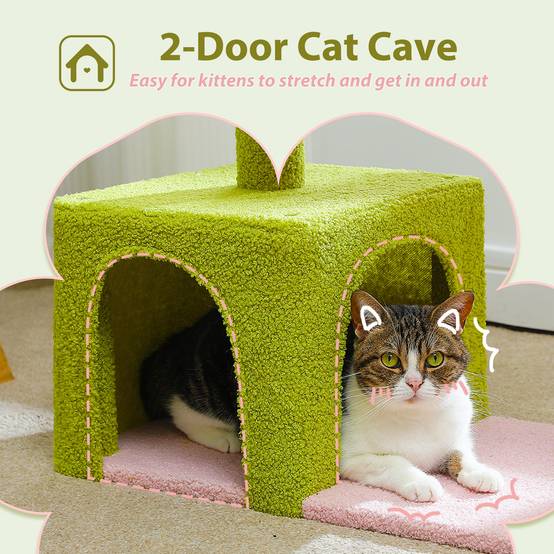 Arbre à Chat Fleur 93 cm Bleu / Rose PAWZ Road - Image 10