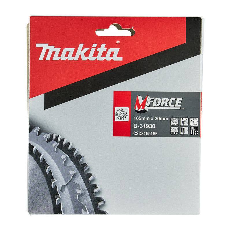 Makita - Lame pour scie circulaire M-Force bois MAKITA B-31930 165x20mm 16 dents Makita - Imagen 2