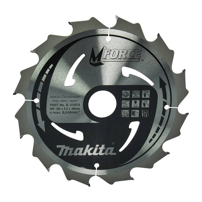 Makita - Lame pour scie circulaire M-Force bois MAKITA B-31930 165x20mm 16 dents Makita - Imagen 5
