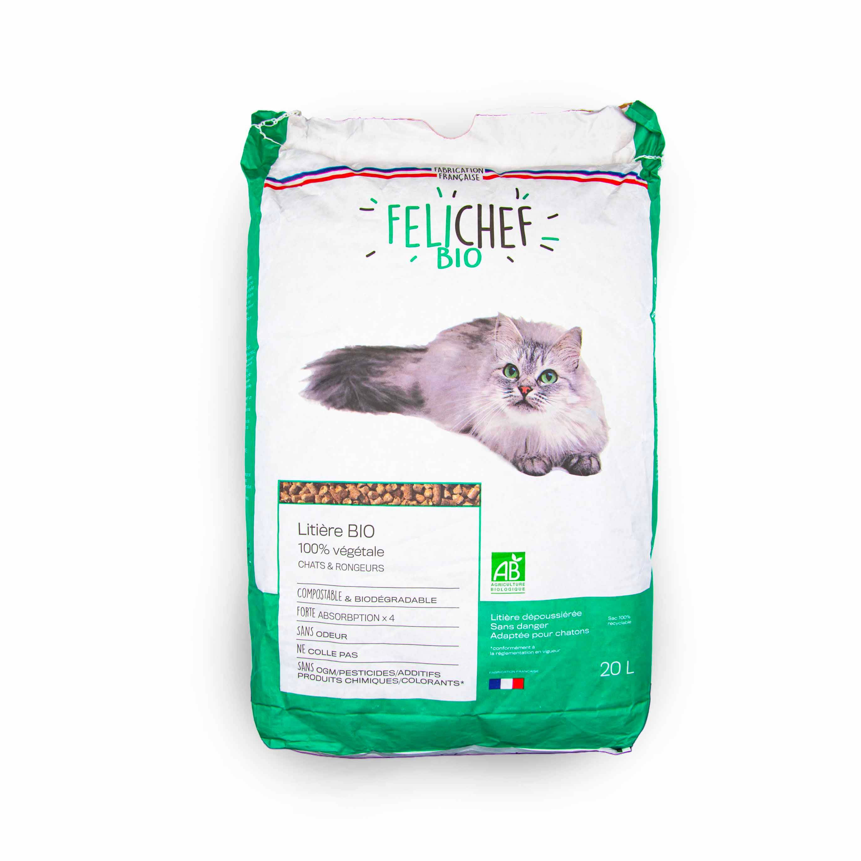 Felichef - Felichef - Litière Bio 100% végétale - Imagen 1