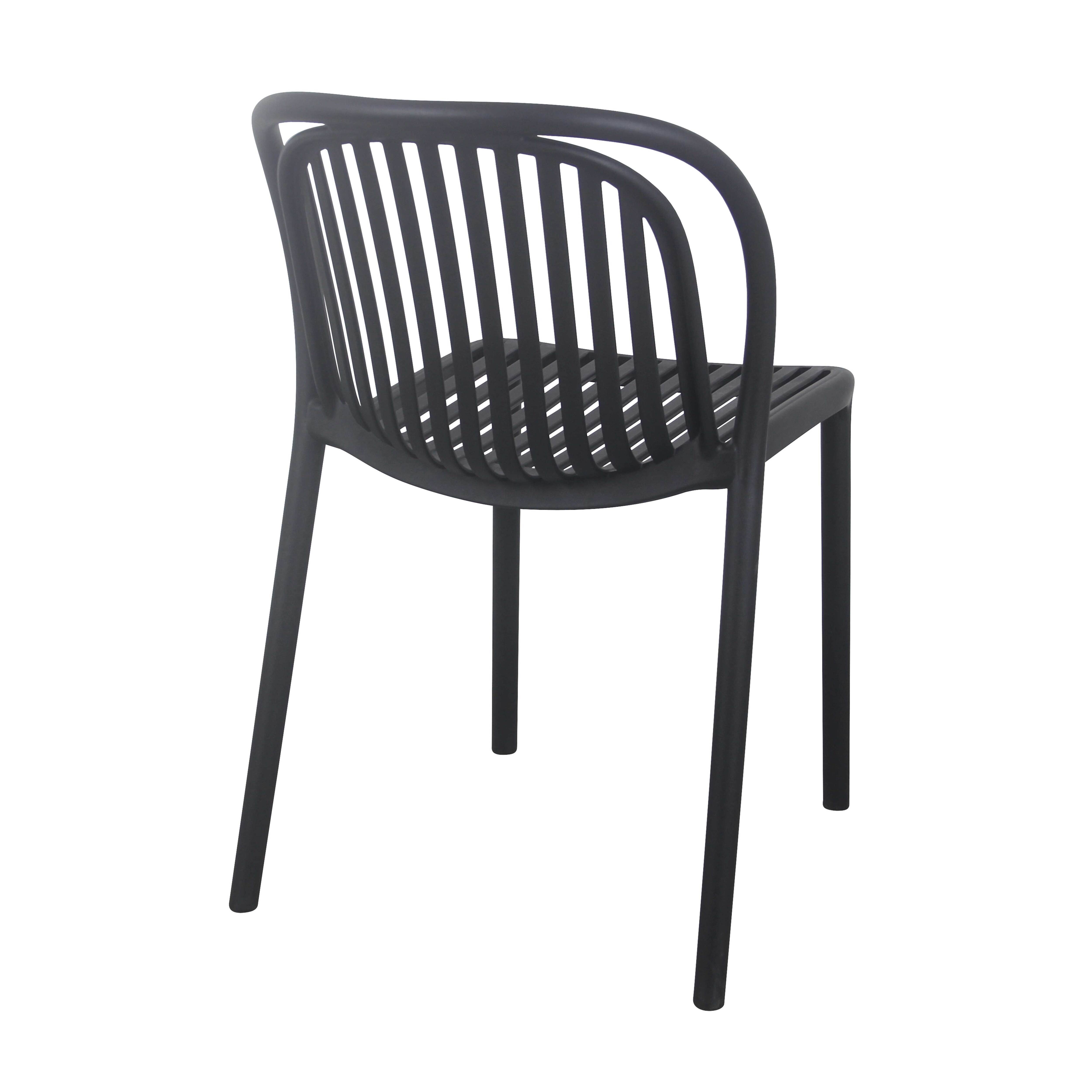 Oviala - Chaise de terrasse noire Copenhague - Oviala - Imagen 4