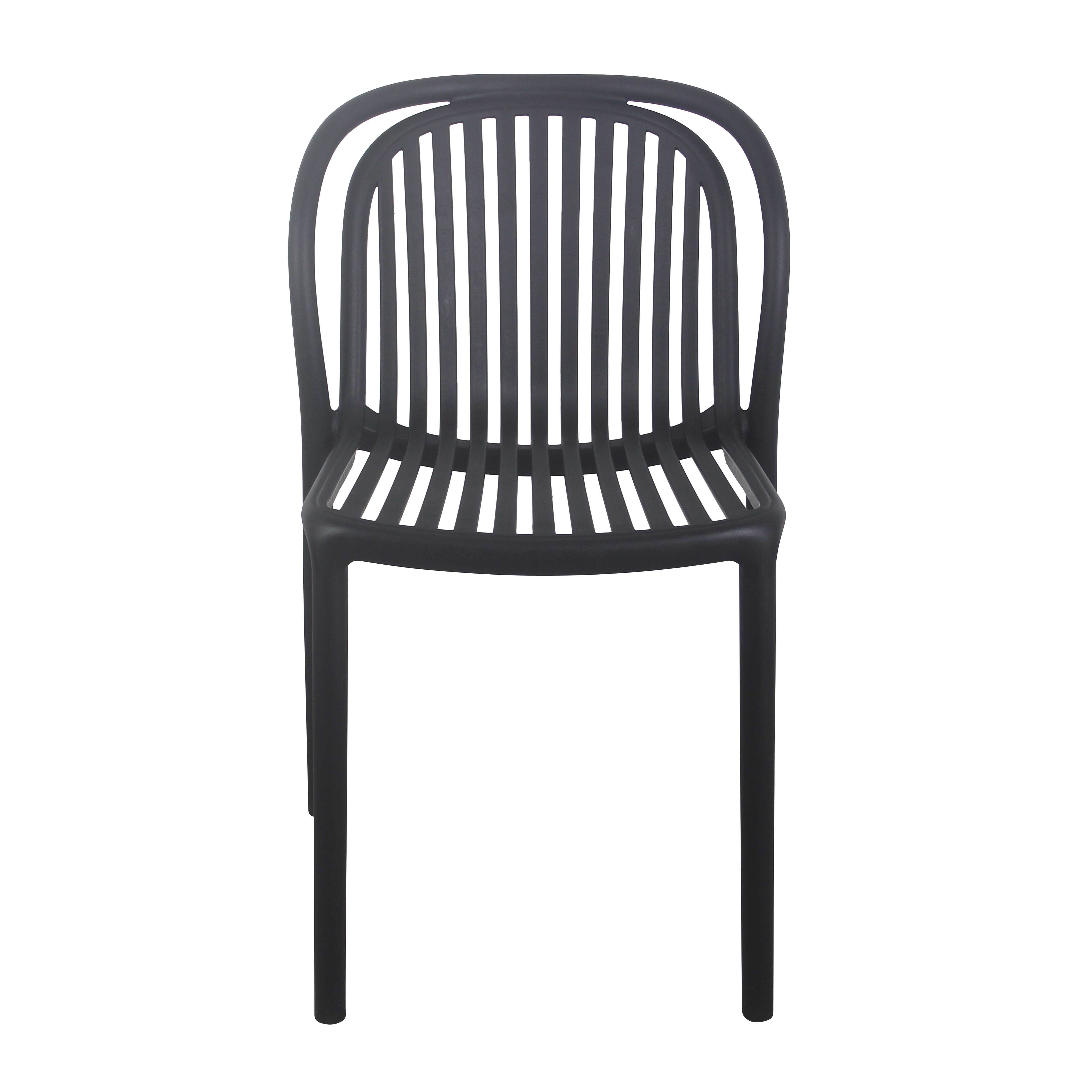 Oviala - Chaise de terrasse noire Copenhague - Oviala - Imagen 2