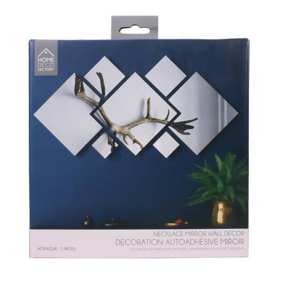 The Home Deco Factory - Décoration Murale Autoadhésive "Miroir" 20cm Argent - Image 4
