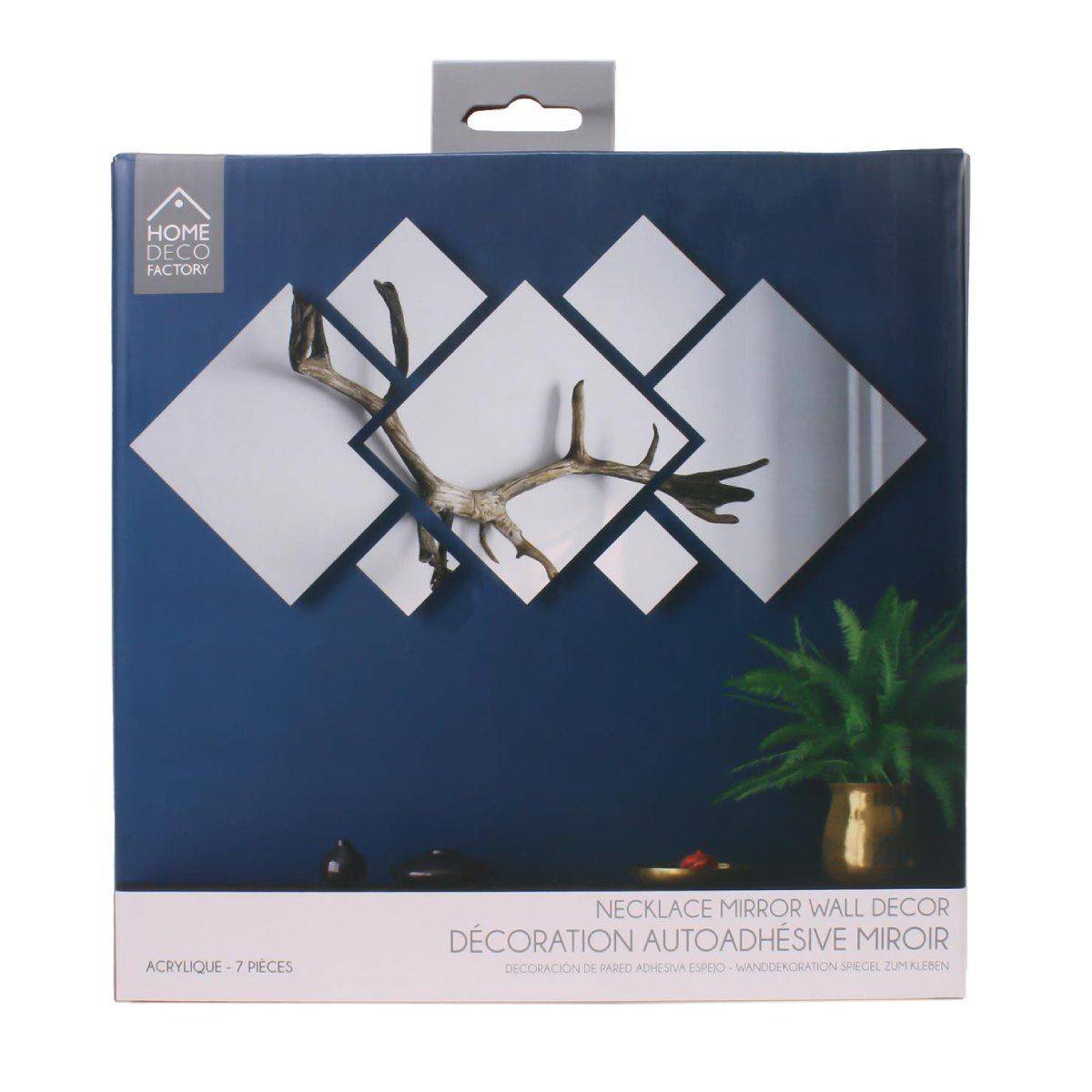 The Home Deco Factory - Décoration Murale Autoadhésive "Miroir" 20cm Argent - Image 4