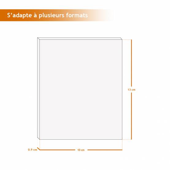 Lot de 5 filtres à charbon actif pour composteur, poubelle à compost - Rectangle - Linxor - Image 2