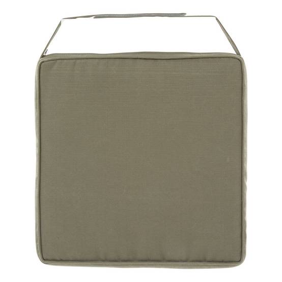 Hesperide - Galette de chaise Korai vert laurier 40x40cm - Hespéride - Image 1