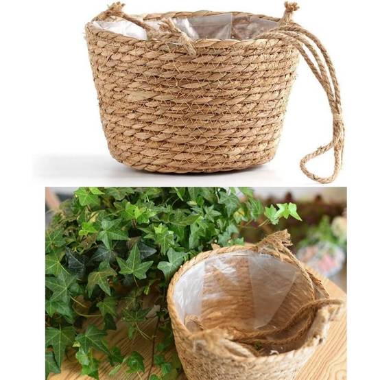 Panier Suspendu en Jute Naturel - Style Scandinave - Multifonction Intérieur/Extérieur - Image 2