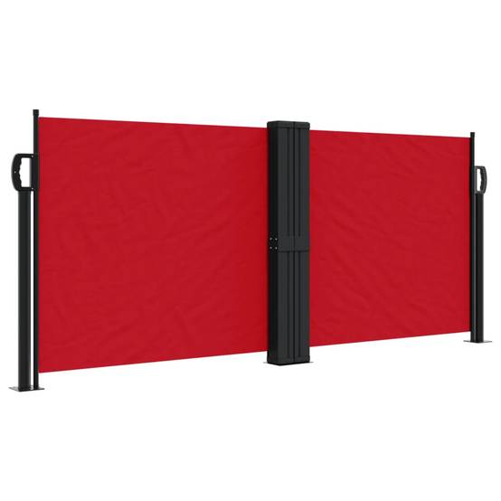 Store banne | Auvent latéral rétractable rouge 100x1000 cm Maison Chic - Image 1