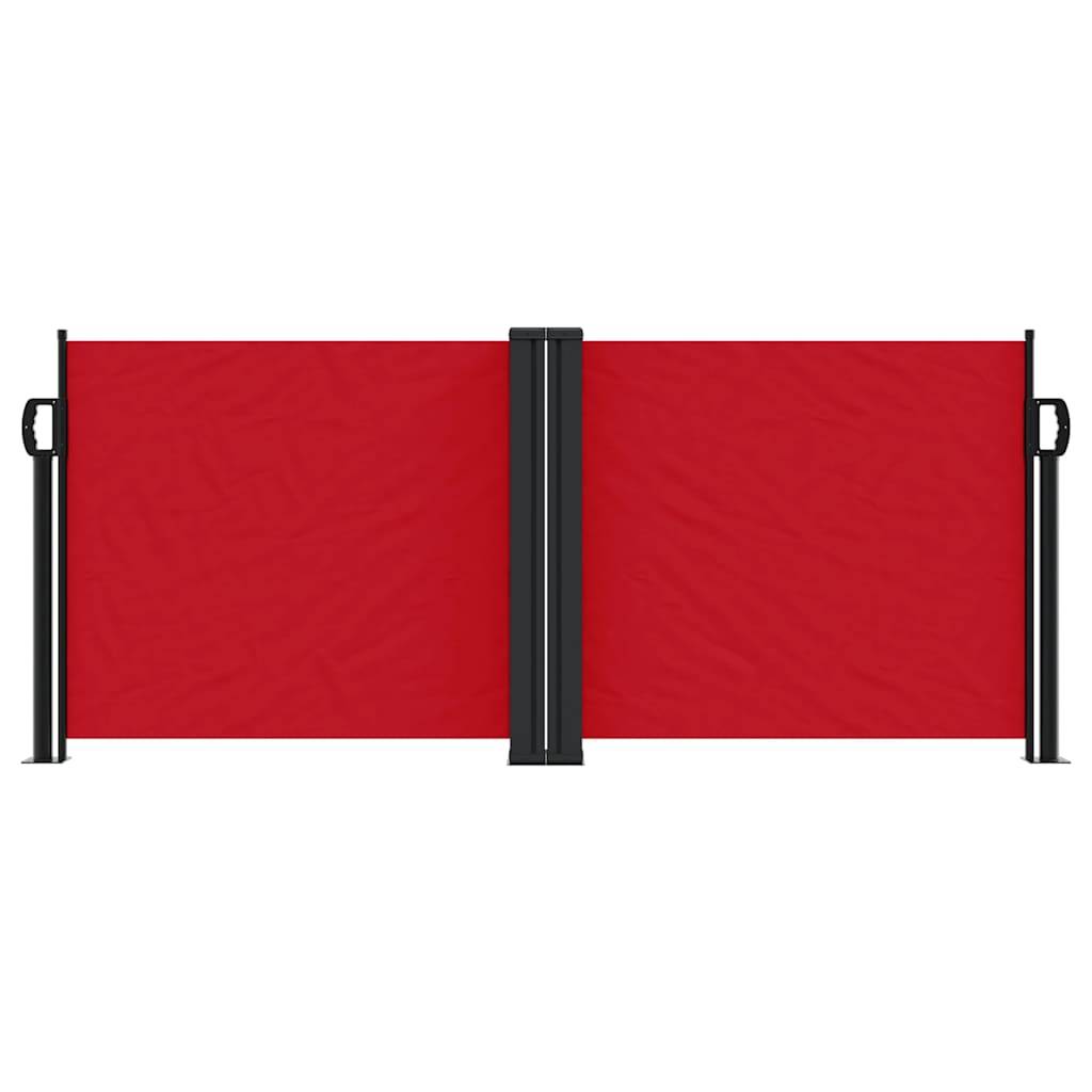 Store banne | Auvent latéral rétractable rouge 100x1000 cm Maison Chic - Image 3