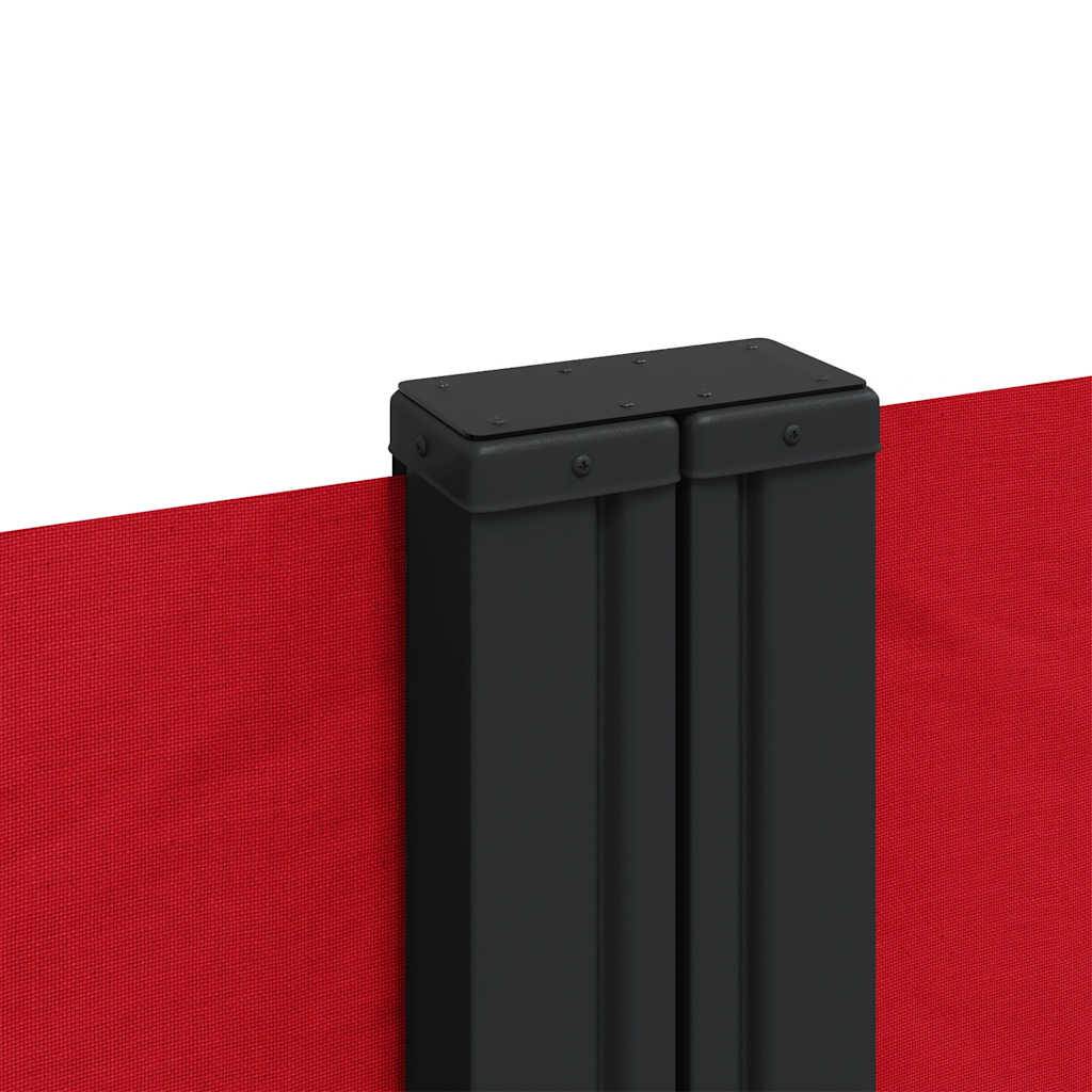 Store banne | Auvent latéral rétractable rouge 100x1000 cm Maison Chic - Image 7