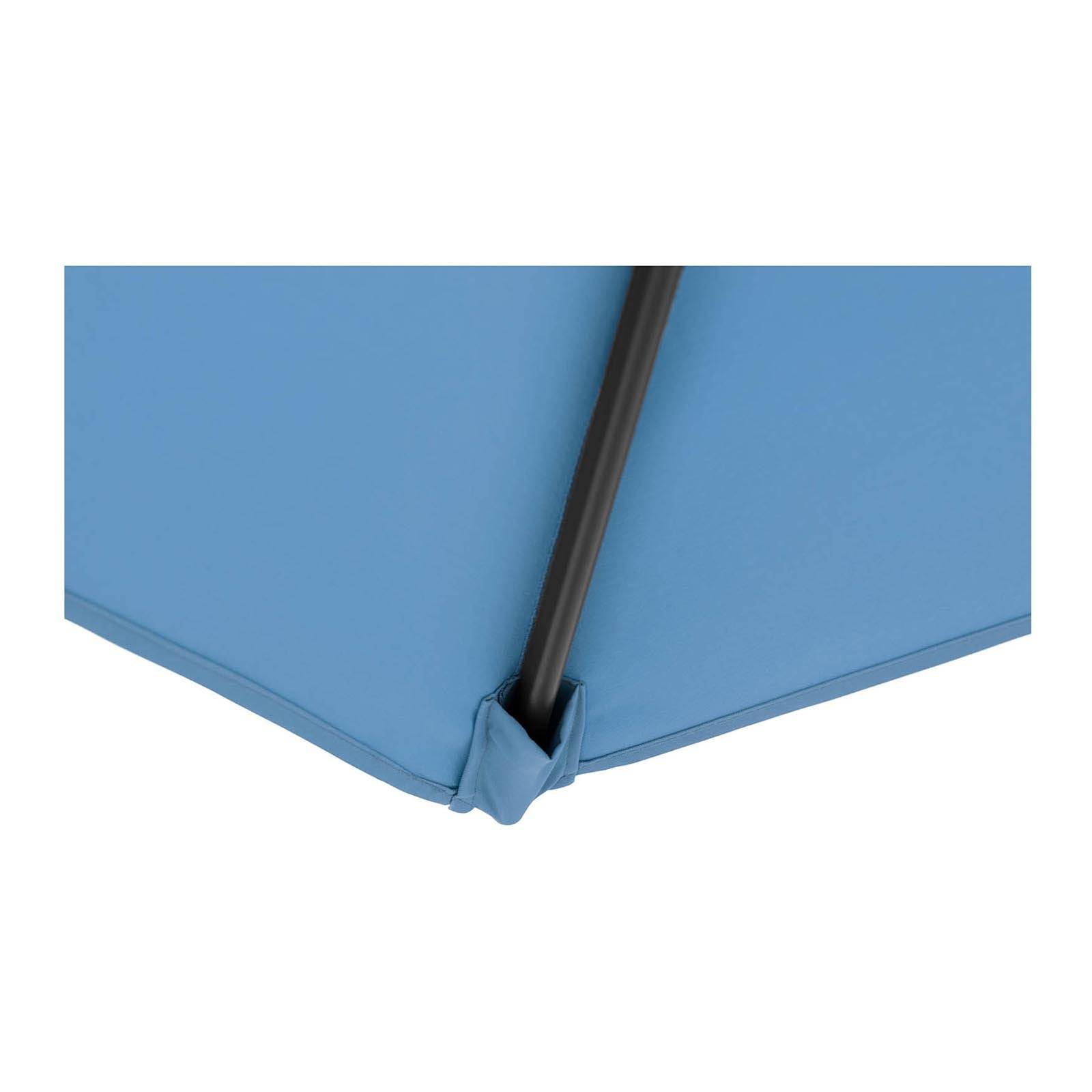 Helloshop26 - Parasol déporté rond diamètre 300 cm inclinable et pivotant bleu - Imagen 6