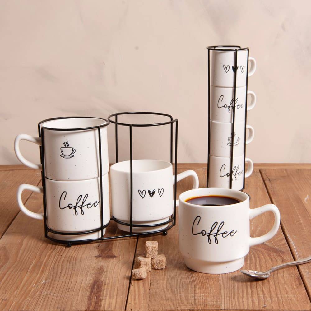 Tour de 4 mugs Sweet coffee 39 cl - Image 2