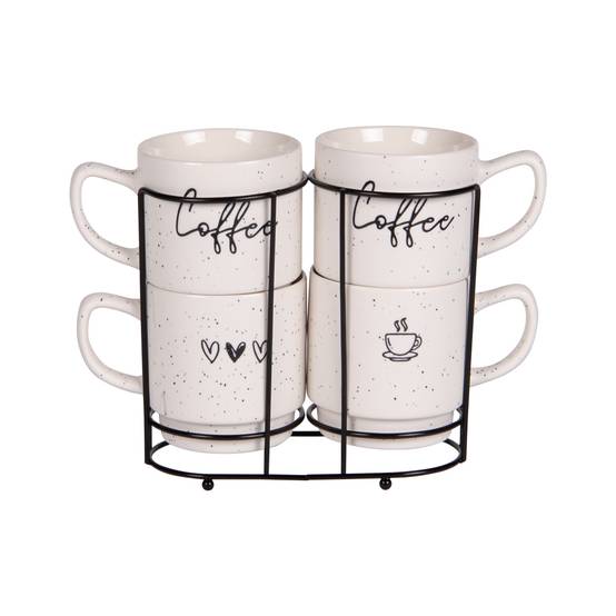 Tour de 4 mugs Sweet coffee 39 cl - Image 1