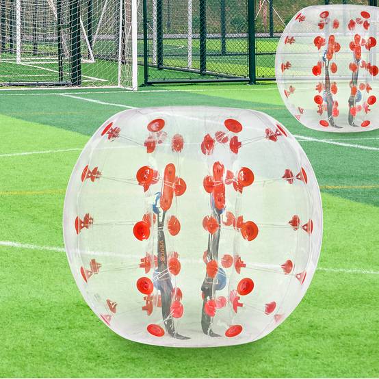 Vevor - VEVOR Bulle gonflable 1.2m pois rouge PVC 0.8mm, pour jeux en plein air adolescents/adultes. - Image 8