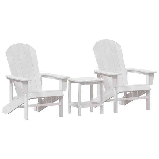 Chaise de jardin Polyéthylène Blanc 82 x 74 x 92 cm, Poids :40.88kg - PANGIVO - Image 2