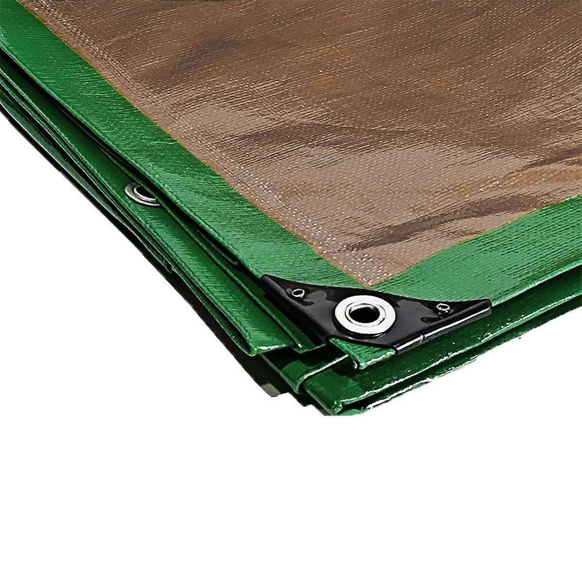 Bâche Toiture 8x12 m 250TO Verte et Marron - Haute Performance - Bâche d'étanchéité pour Couvreur et Charpentier TECPLAST - Imagen 5