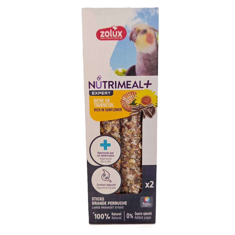 Zolux - Friandises 2 sticks premium tournesol pour grande perruche , pour oiseaux - Imagen 1