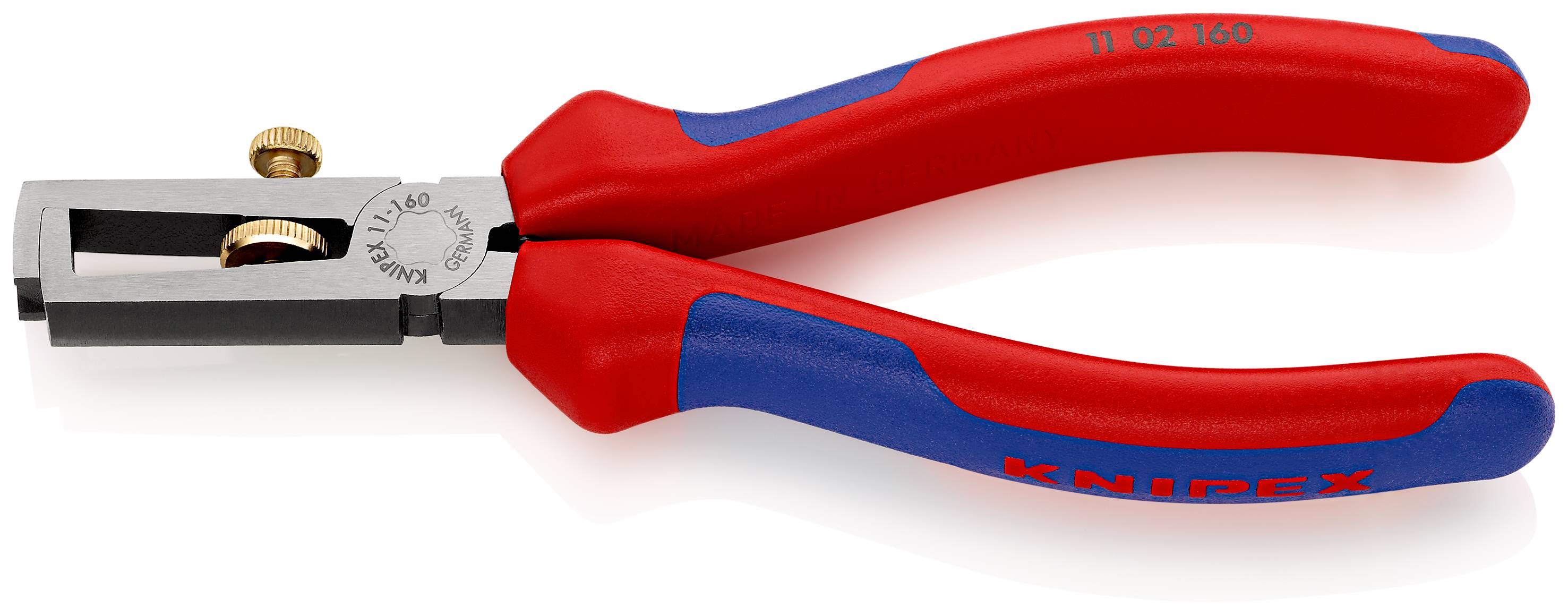 Knipex - Pince à dénuder 160mm - KNIPEX - Avec ressort d'ouverture, universel - 11 02 160 - Imagen 1