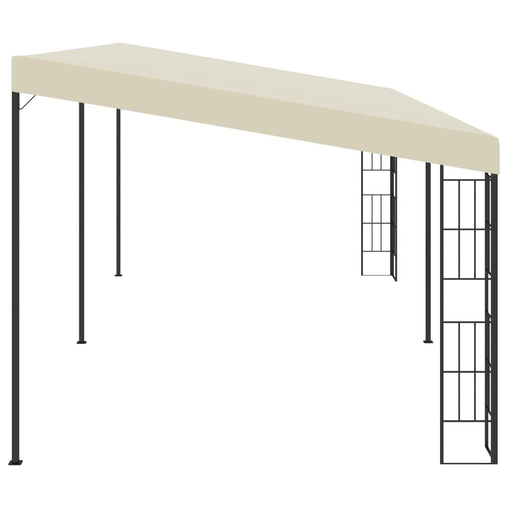 ComfortXL - Pergola Adossée Acier Toile Anti-UV pour Terrasse et Jardin Crème 6x3 m – ComfortXL Outdoor Living - Image 3