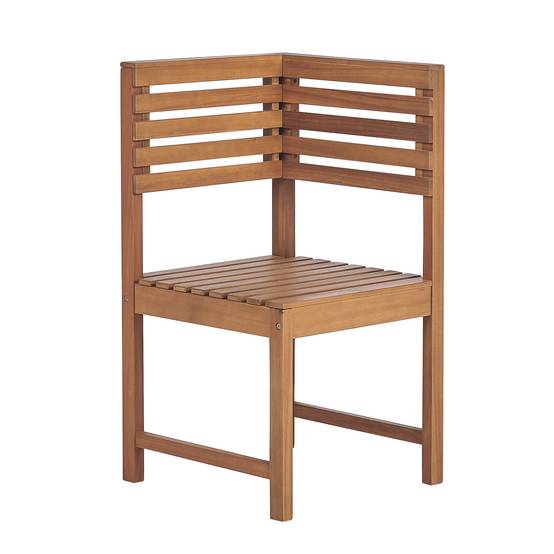 Beliani - Chaise de jardin Acacia Marron TREIA - Beliani - Image 1