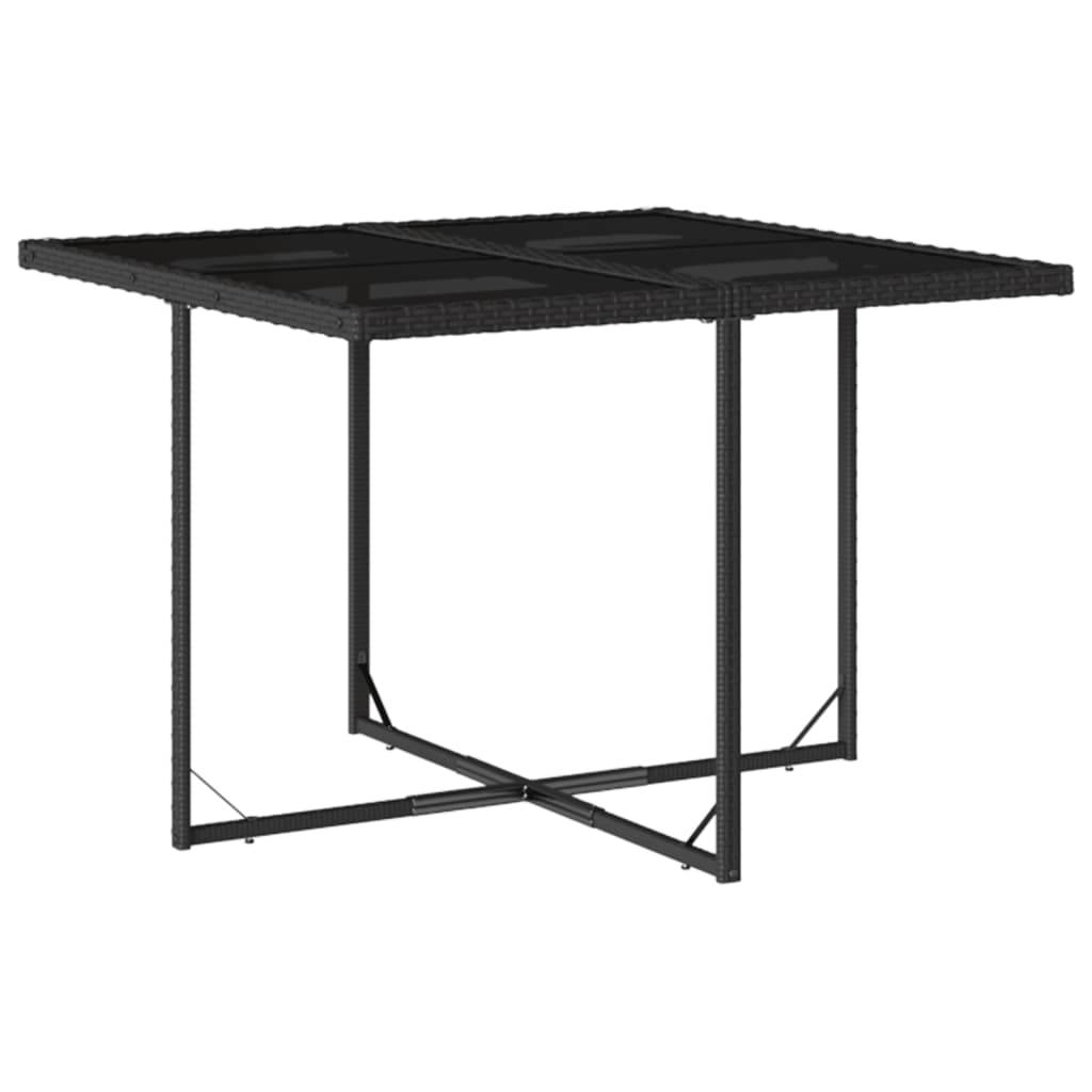 Vidaxl - Ensemble à manger de jardin 9pcs coussins noir résine tressée vidaXL 3278142 - Image 9