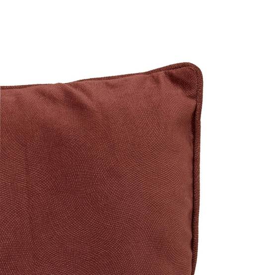 Coussin Déco Uni "Lilou" 30x50cm Marron Tonka - Image 3