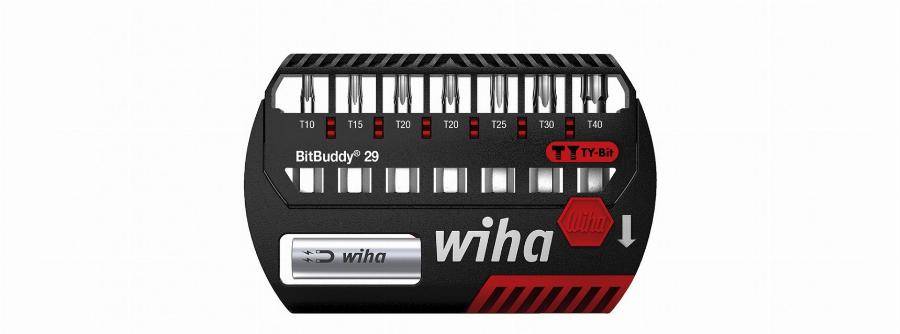 Jeu de 7 embouts BitBuddy TY Torx 29mm WIHA + porte-embout - 42136