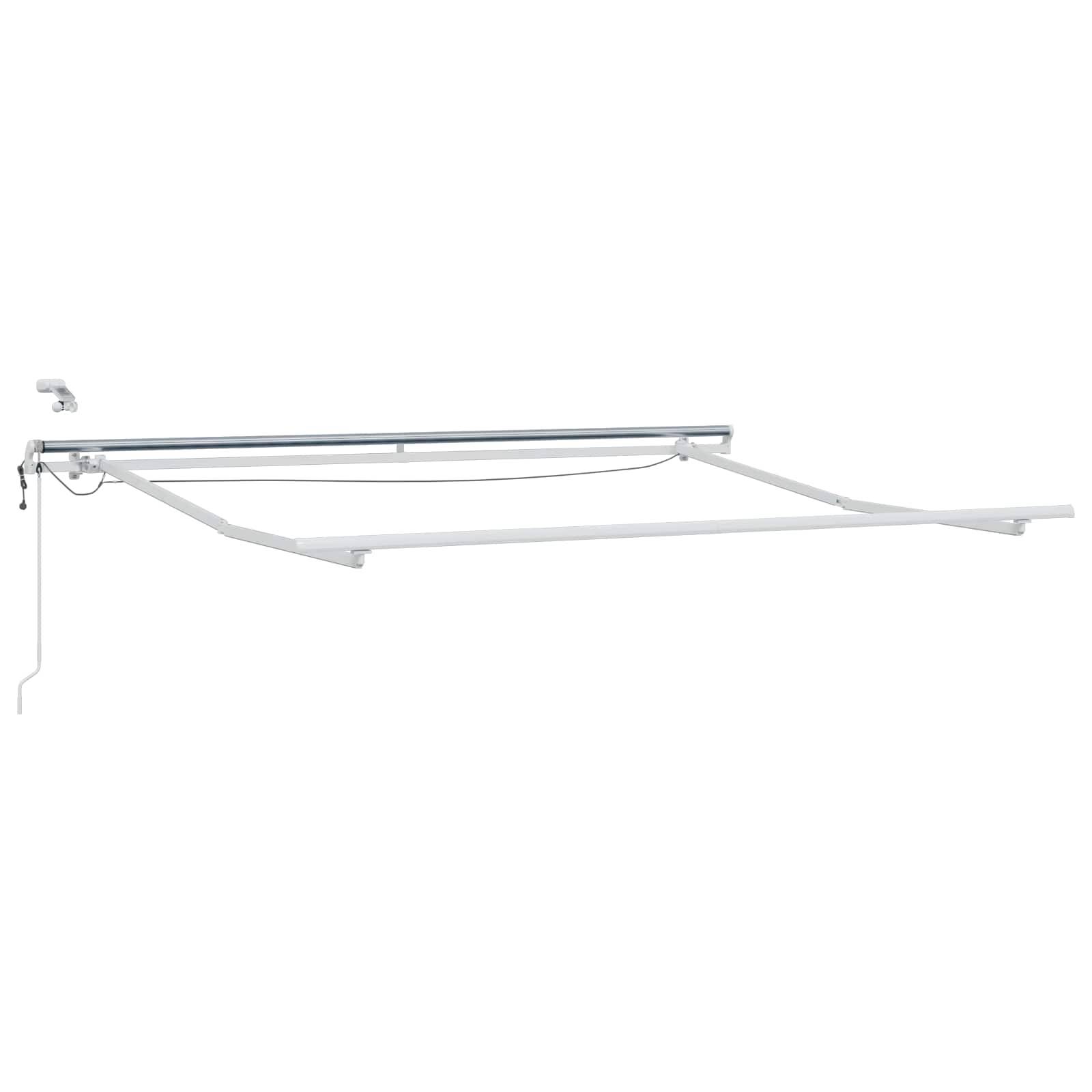 ComfortXL - Store banne électrique capteur vent pour terrasse LED gris clair 4x3m - ComfortXL Outdoor Living - Image 4