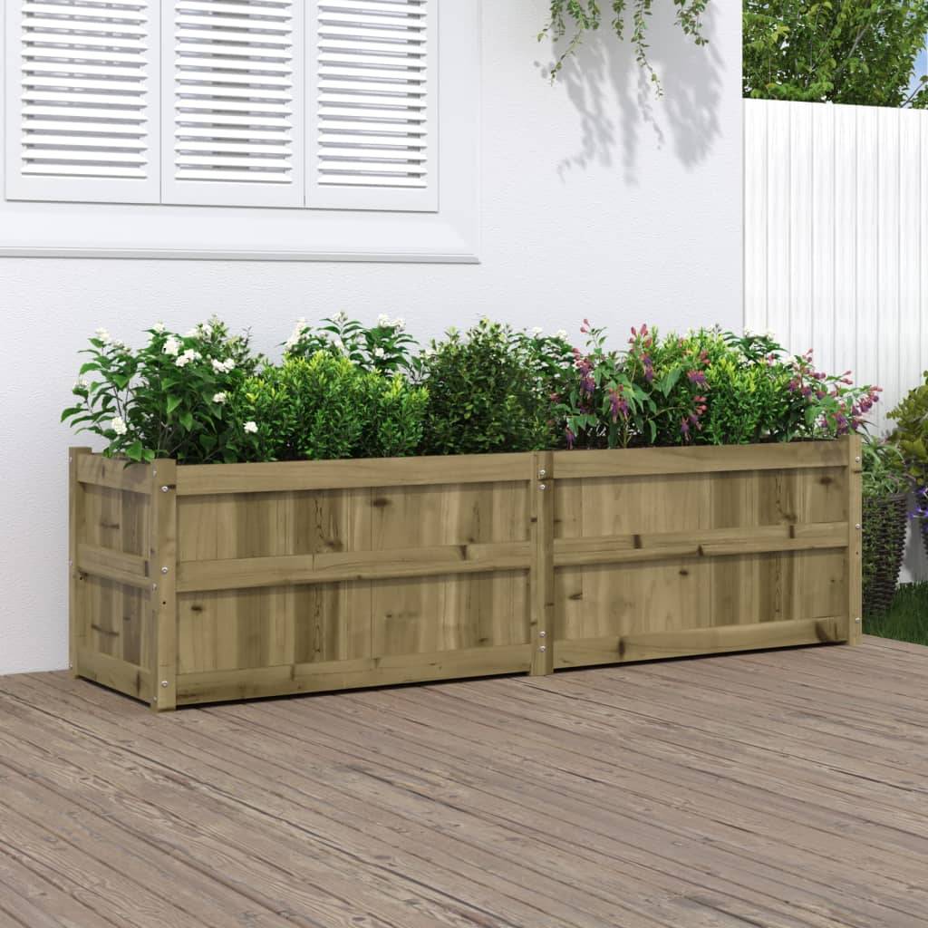 Maison Chic - Jardinière - Bac à fleurs - Pot de fleurs 180x50x50 cm bois de pin imprégné - Meuble Pro - Imagen 2