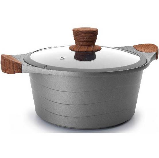 Faitout fonte d'aluminium 20cm + couvercle 27320 Lacor
